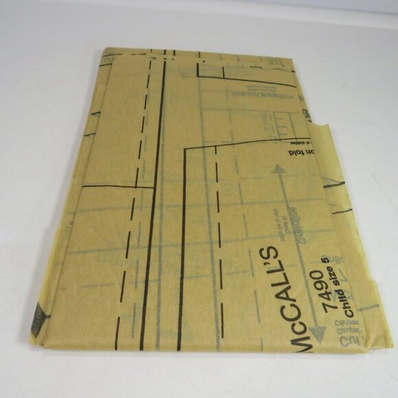 McCalls 7490 Clothing Sewing Pattern Formal Dress, Princess Dress Size 5 UNCUT - Picture 6 of 10